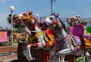 Horses at Clacton Amusements